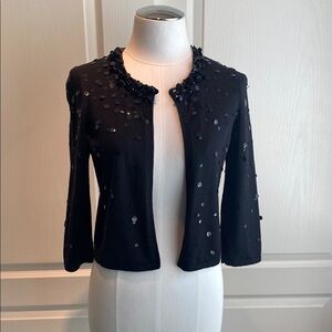 Dana Buchman Black Sequin Blazer